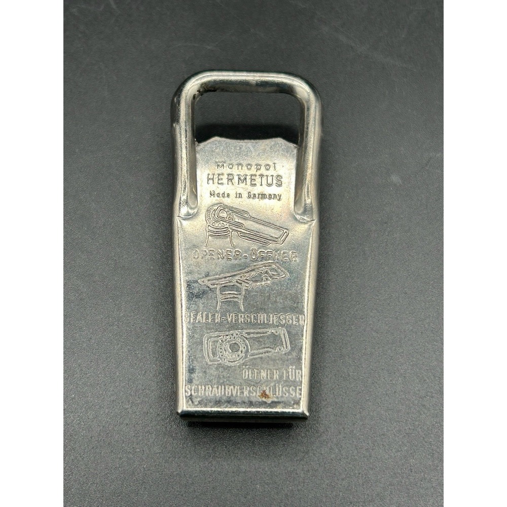 Vintage German Monopol Hermetus Beer Opener And Sealer
